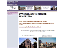 Tablet Screenshot of ev-kirche-teneriffa.de
